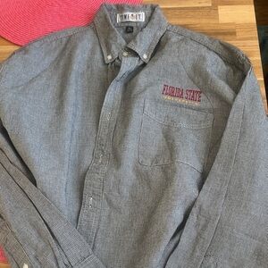 Men’s Florida State University button down shirt, size XL